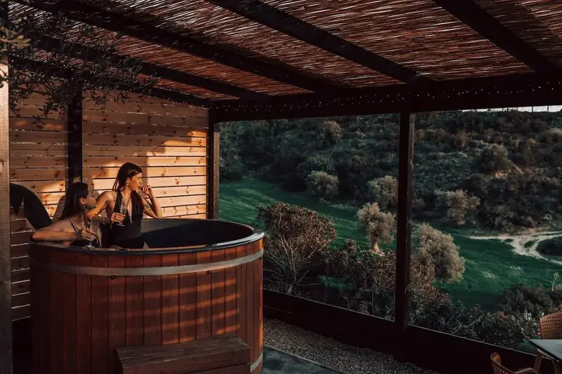 For Rest Glamping - Aura Tent - Interior with eco-friendly amenities