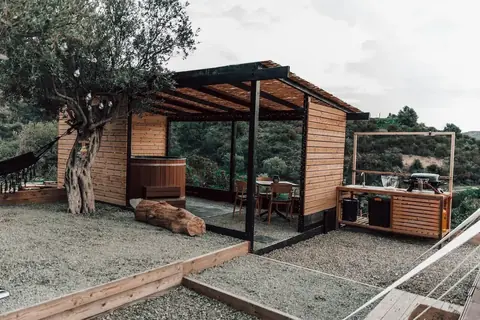 For Rest Glamping - Aura Tent - Private Hot Tub