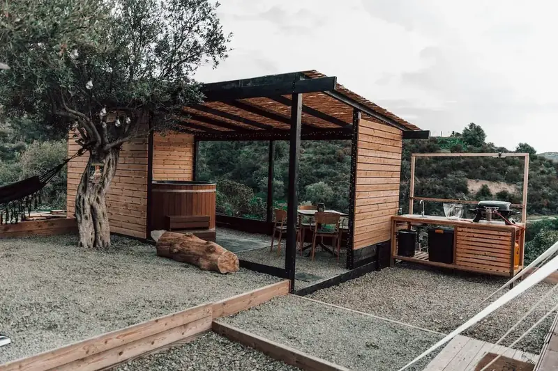 For Rest Glamping - Aura Tent - Private Hot Tub